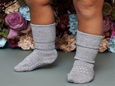 GoBabyGo grey melange light bamboo socks (2-pack)